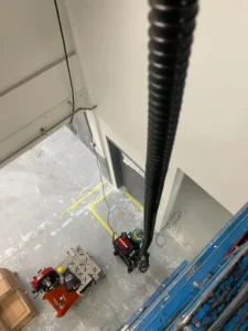 Head welding on a rafter