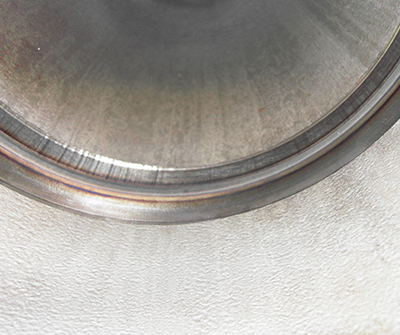 How to avoid colouration of a weld?