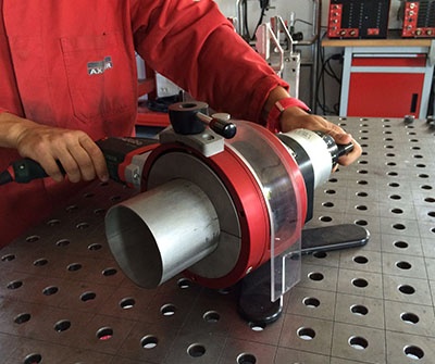 Tube squaring : a mandatory step for a perfect weld